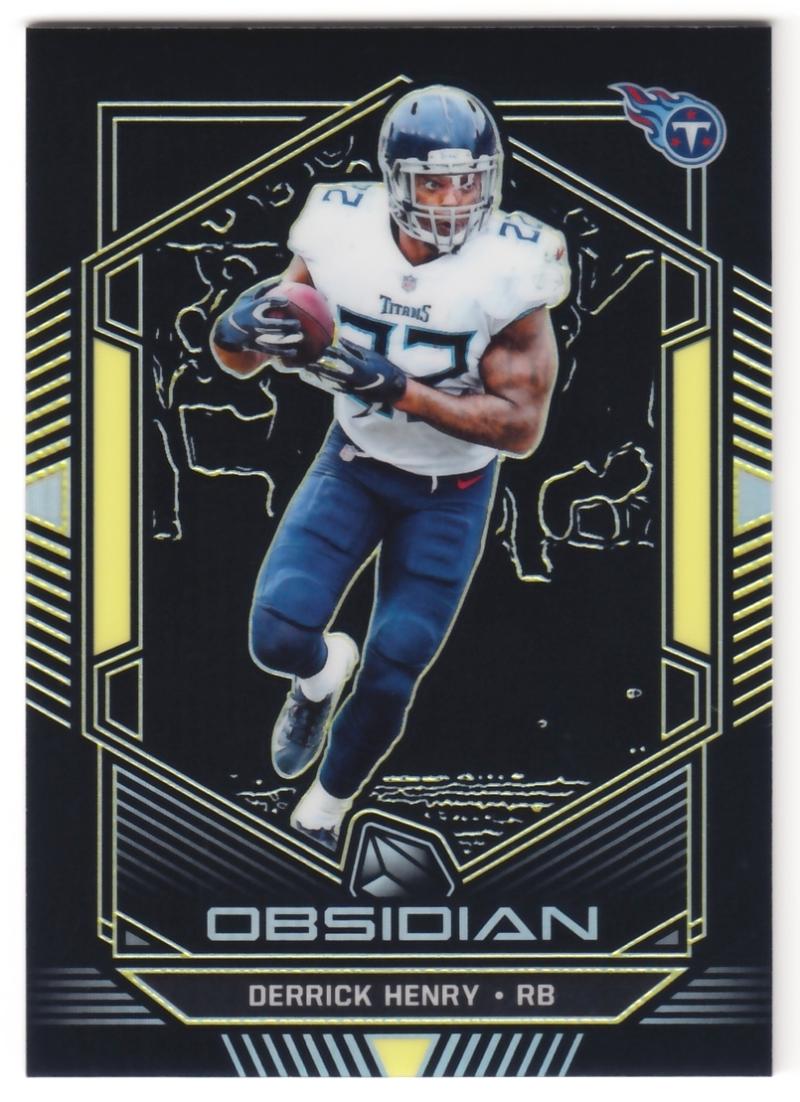 2019 Panini Obsidian Electric Etch Yellow