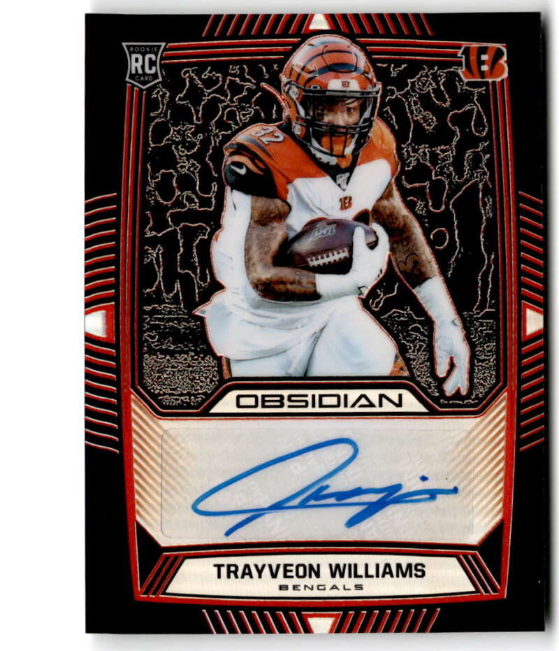 2019 Panini Obsidian Rookie Autographs Electric Etch Orange