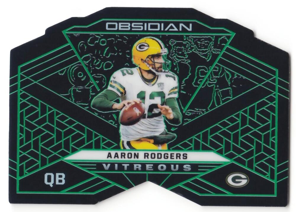 2019 Panini Obsidian Vitreous Electric Etch Green