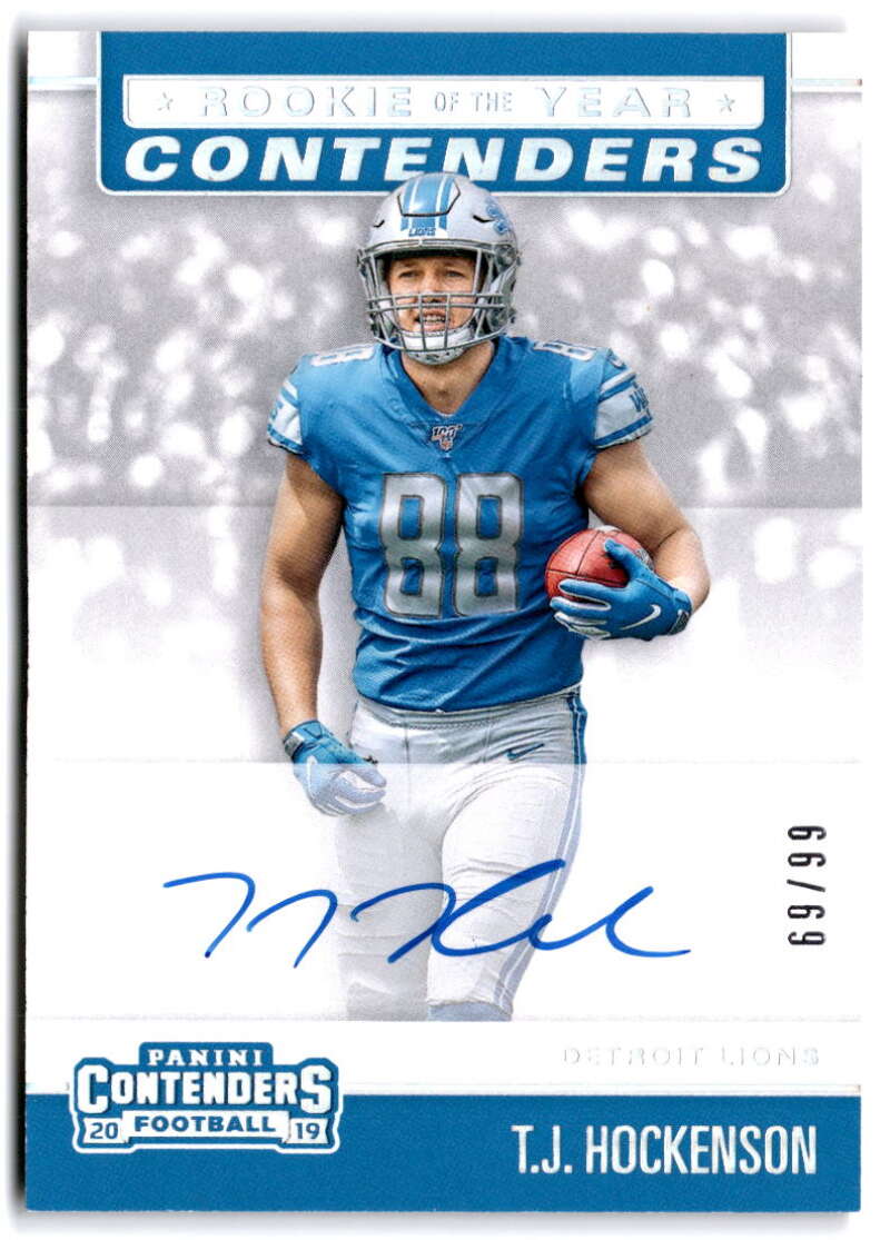 2019 Panini Contenders Rookie of the Year Contenders Autographs RPS