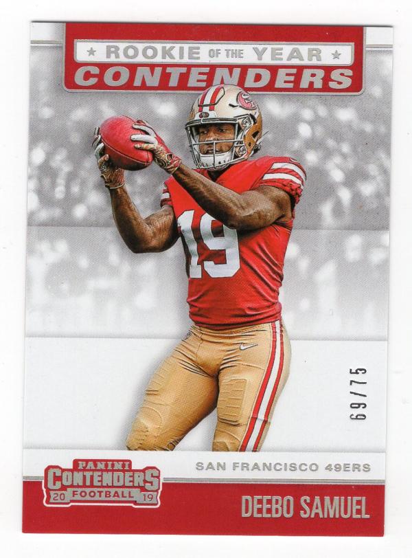 2019 Panini Contenders Rookie of the Year Contenders Silver