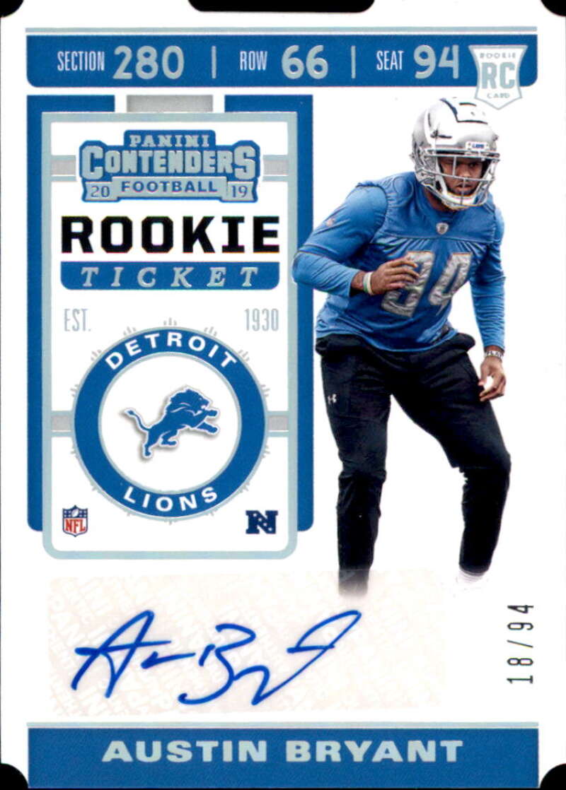 Andre Dillard 2019 Contenders Rookie Ticket Autograph Variation Eagles  Lineman