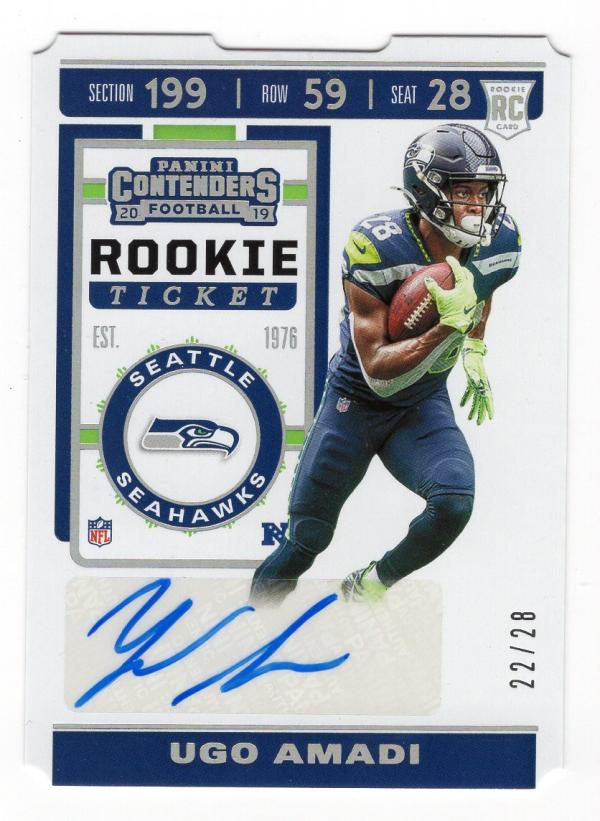 2019 Panini Contenders Rookie Ticket Stub