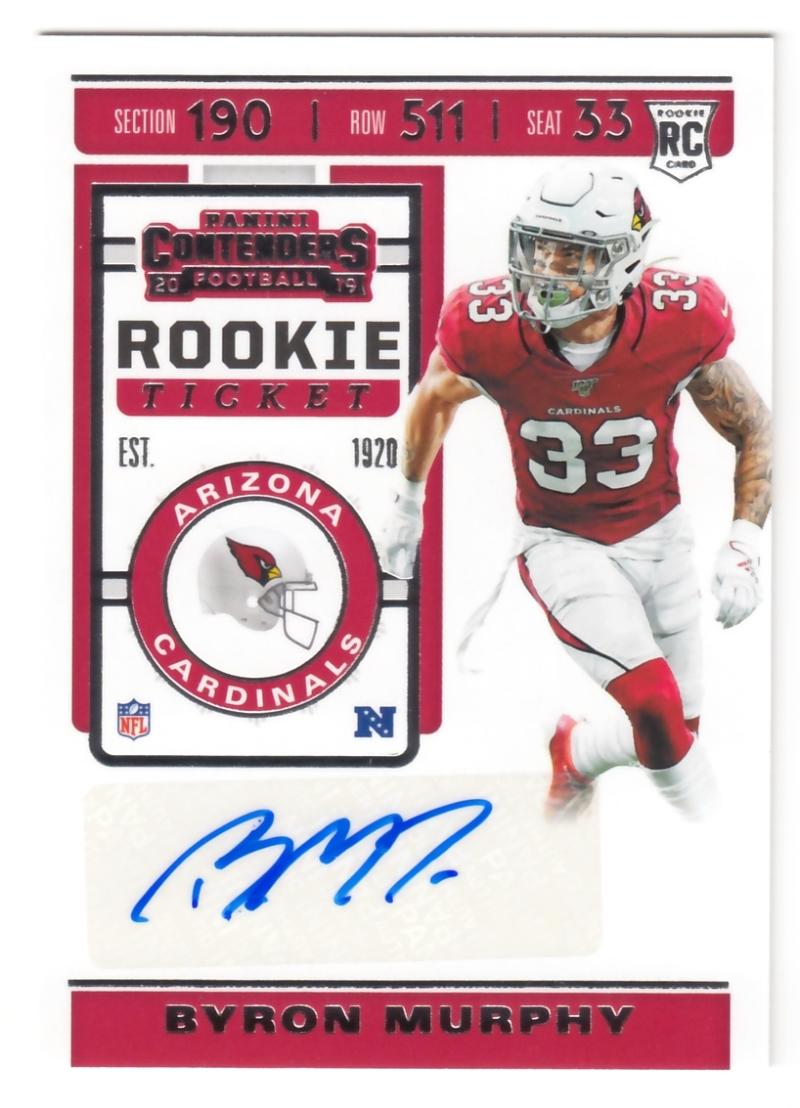 2019 Panini Contenders Rookie Ticket Variation