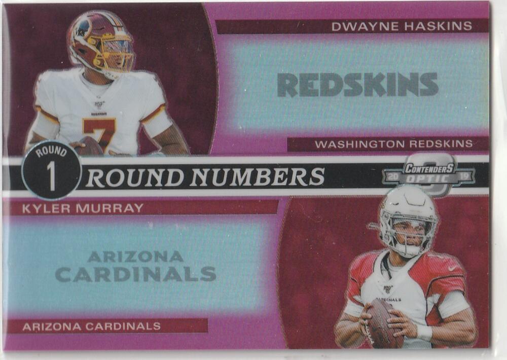 2019 Panini Contenders Optic Round Numbers Pink