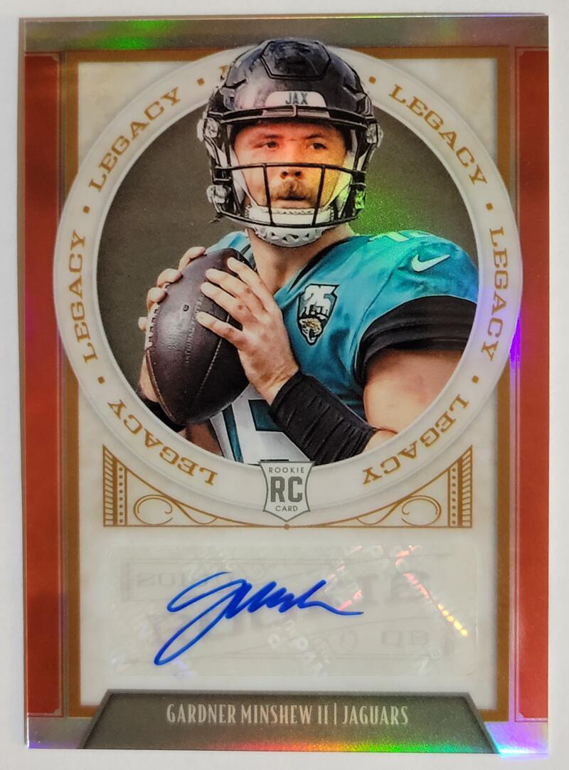 2019 Panini Chronicles Legacy Update Rookies Signatures Red