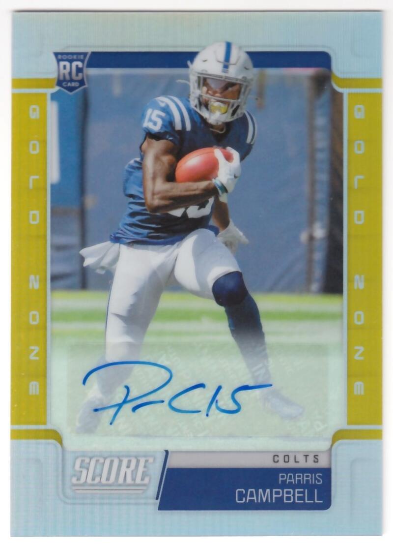 2019 Panini Chronicles Score Update Rookies Signatures Gold Zone