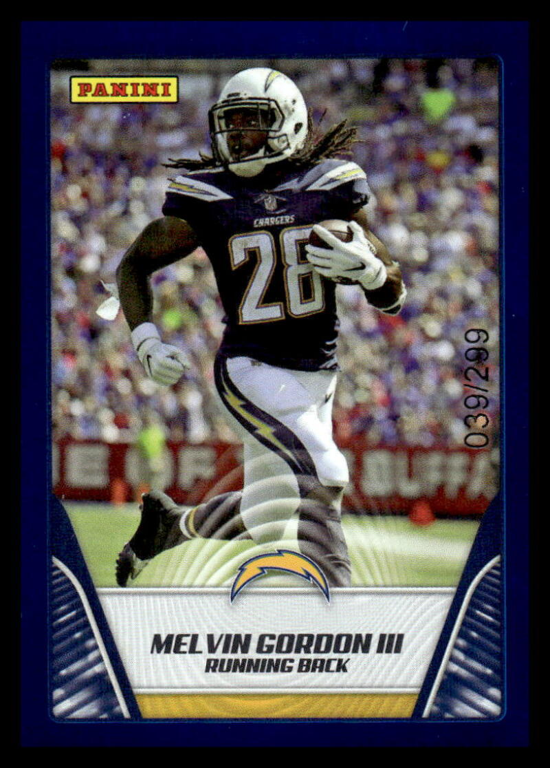 2019 Panini NFL Stickers Cards Blue Foil