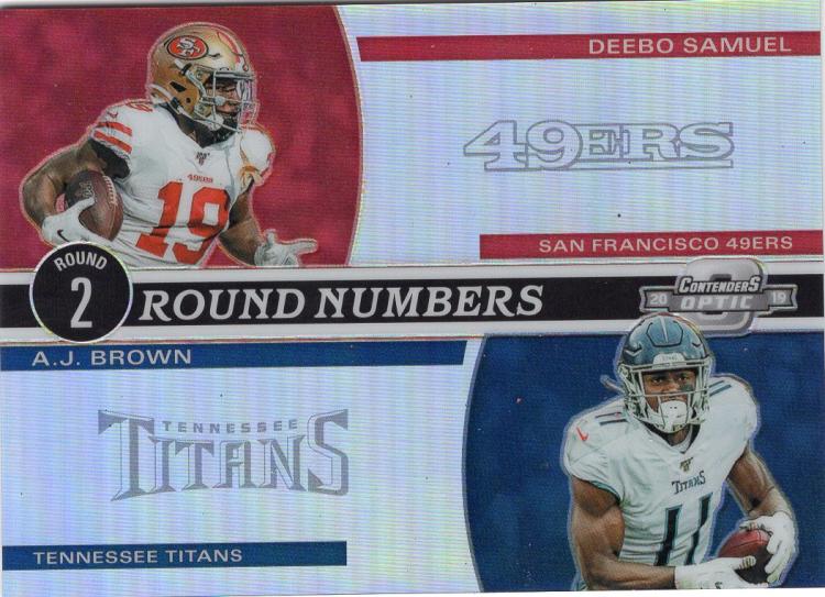 2019 Panini Contenders Optic Round Numbers