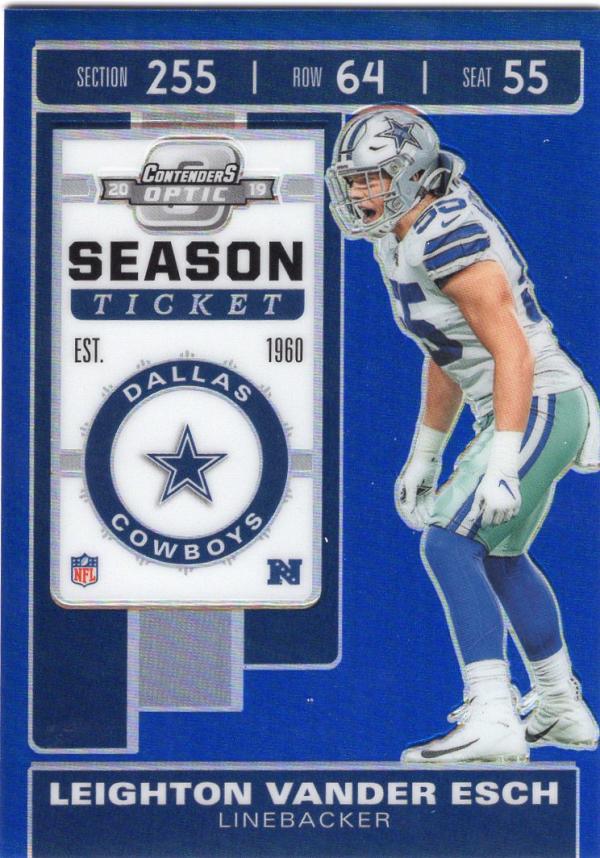 2019 Panini Contenders Optic Season Ticket Blue