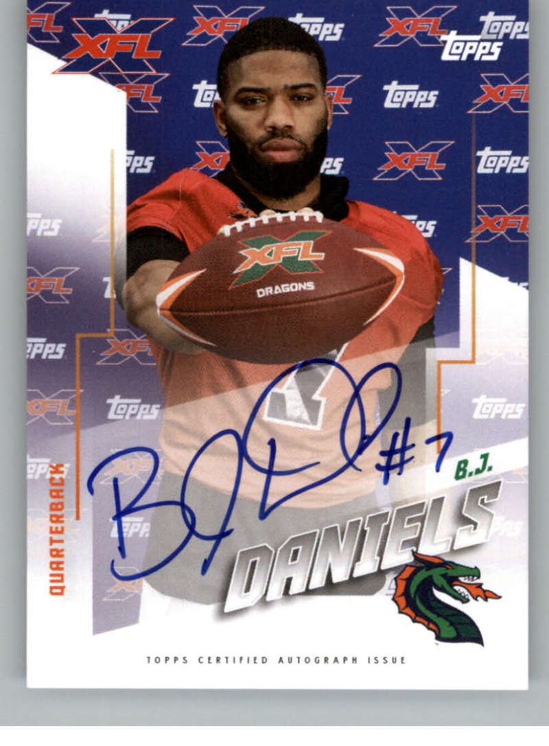 2020 Topps XFL Autographs