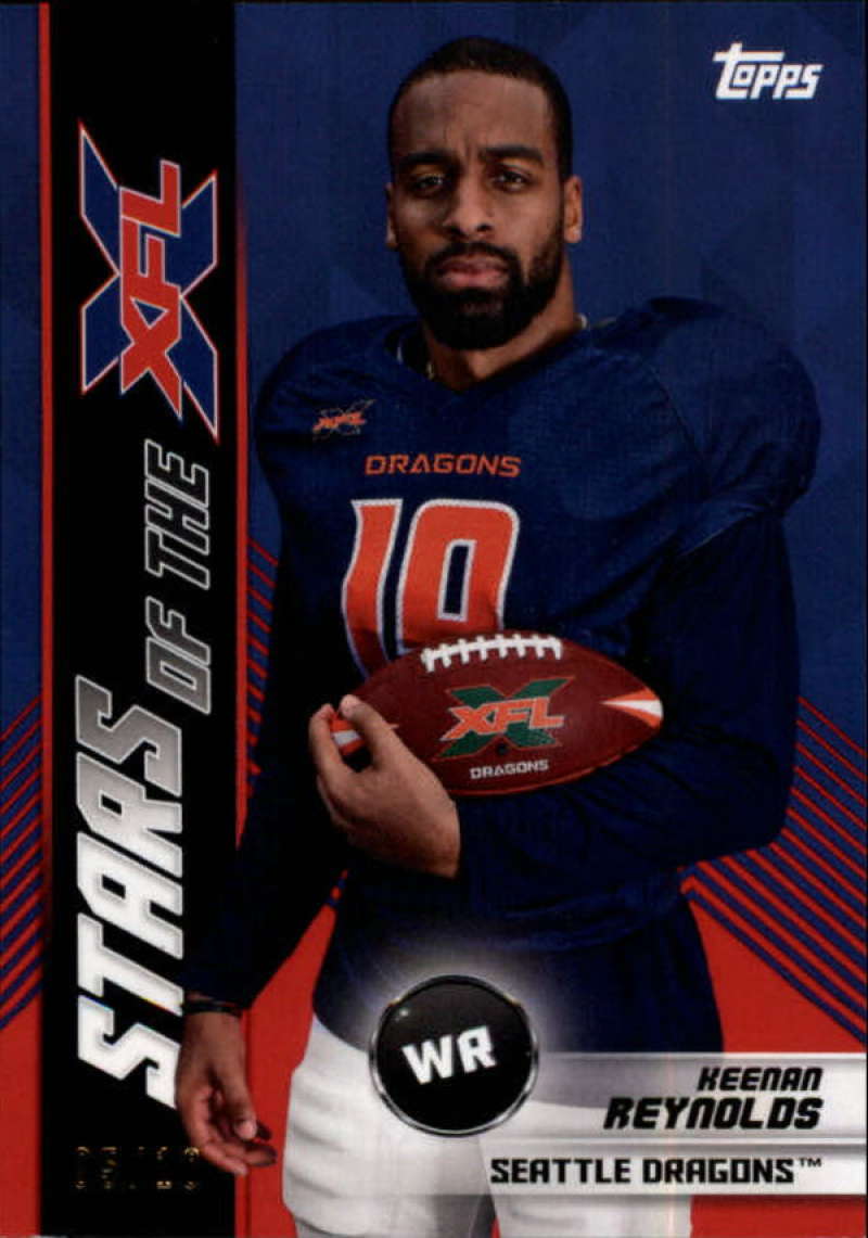 2020 Topps XFL Stars of the NFL Red