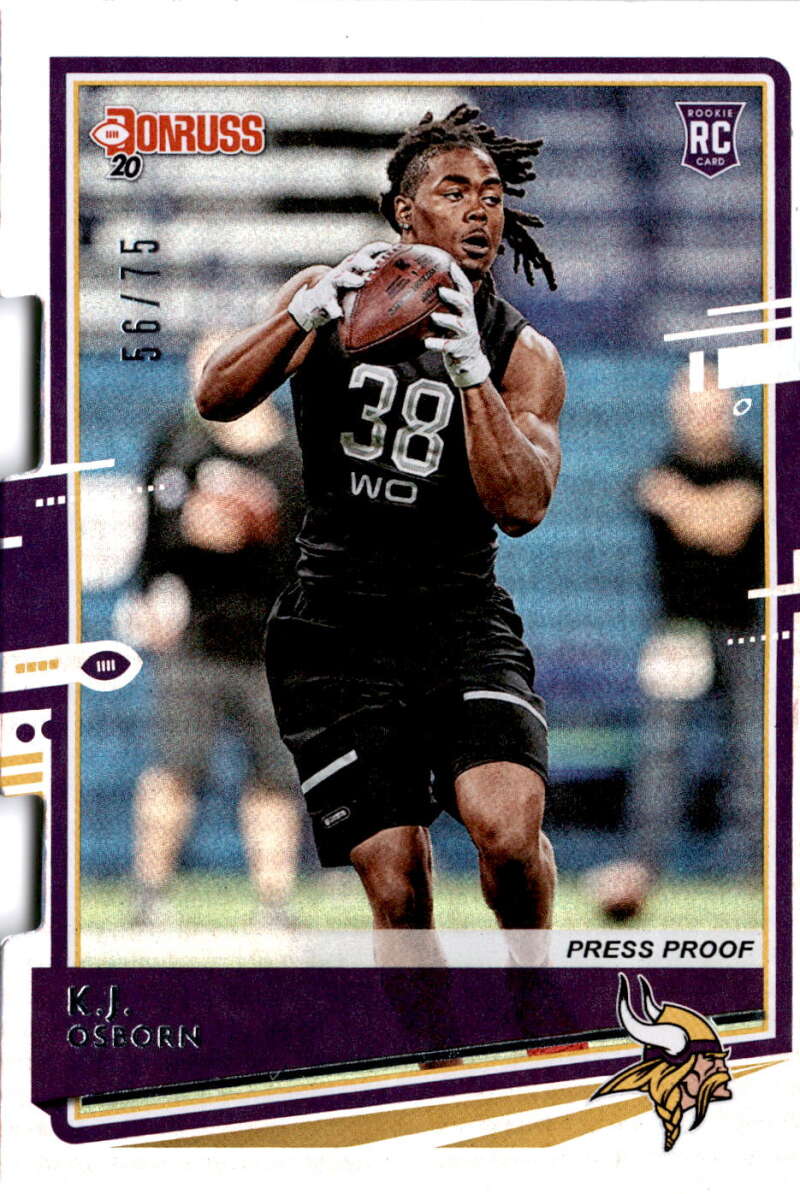 2020 Donruss Eno Benjamin Rookie Arizona Cardinals #251 Press Proof