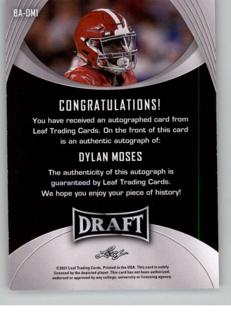 Jaelon Darden 2021 LEAF DRAFT RC AUTO GREEN #BA-JD1 NORTH TEXAS MEAN GREEN!