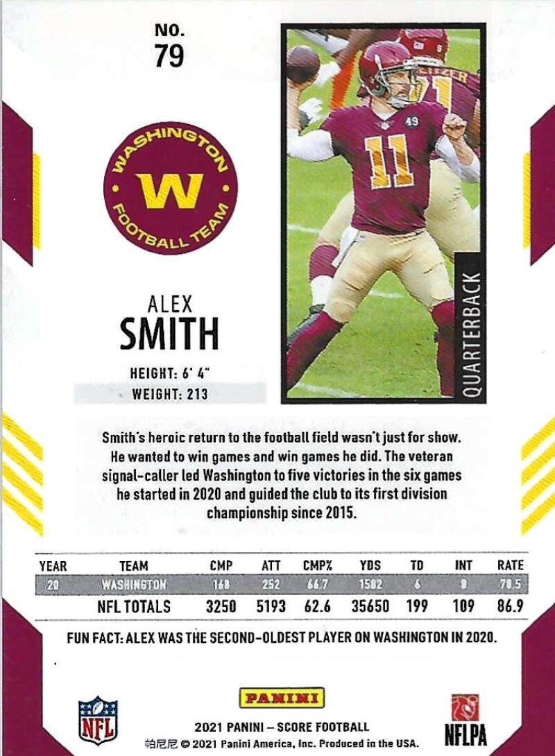 2021 Panini Select Silver Shi Smith Rookie Carolina Panthers #296