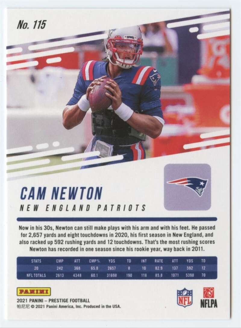 Evan McPherson 2021 Panini Prestige Xtra Points Hyper Rookie