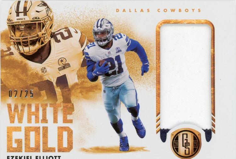 2021 Panini Gold Standard White Gold Relics Prime