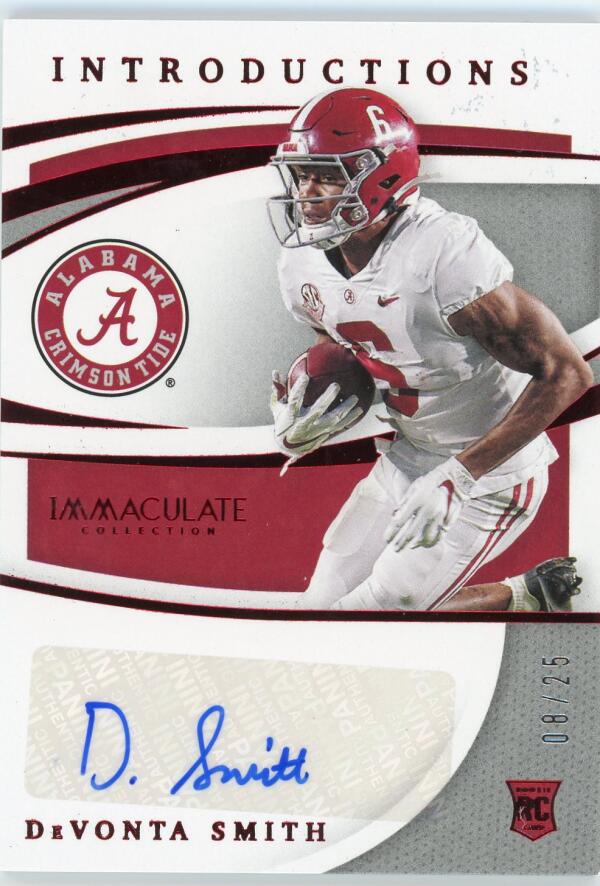 2021 Panini Immaculate Collegiate Introductions Ruby