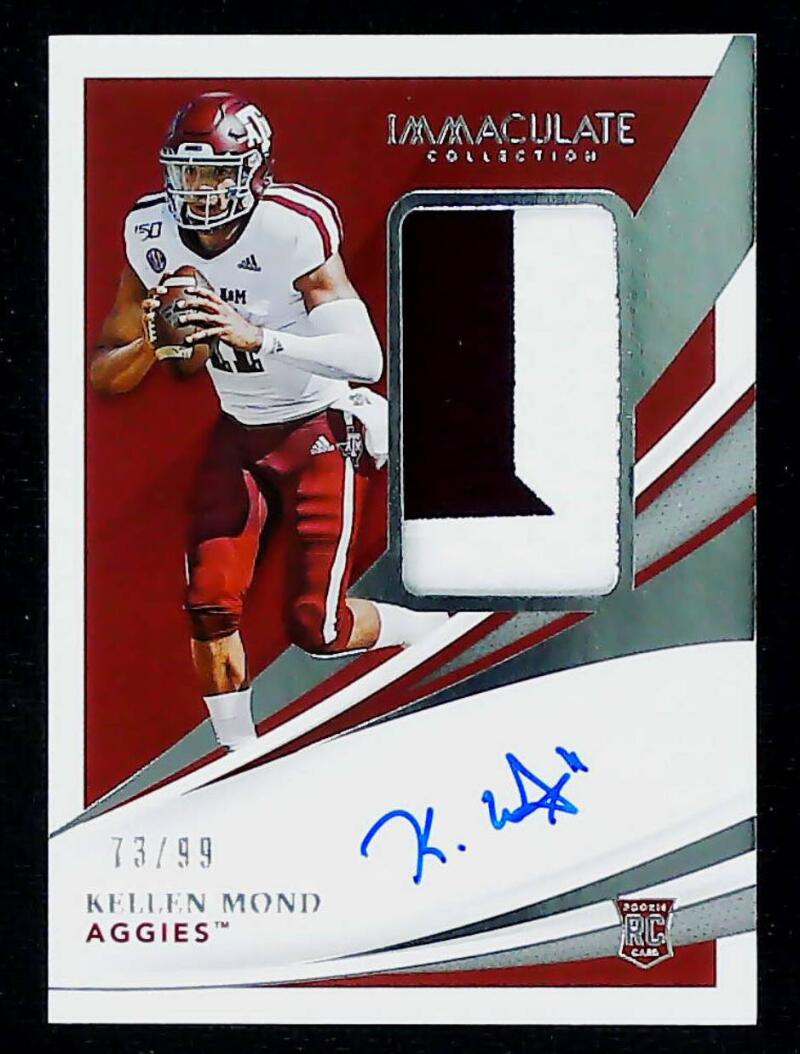 2021 Panini Immaculate Collegiate Rookie Patch Autographs