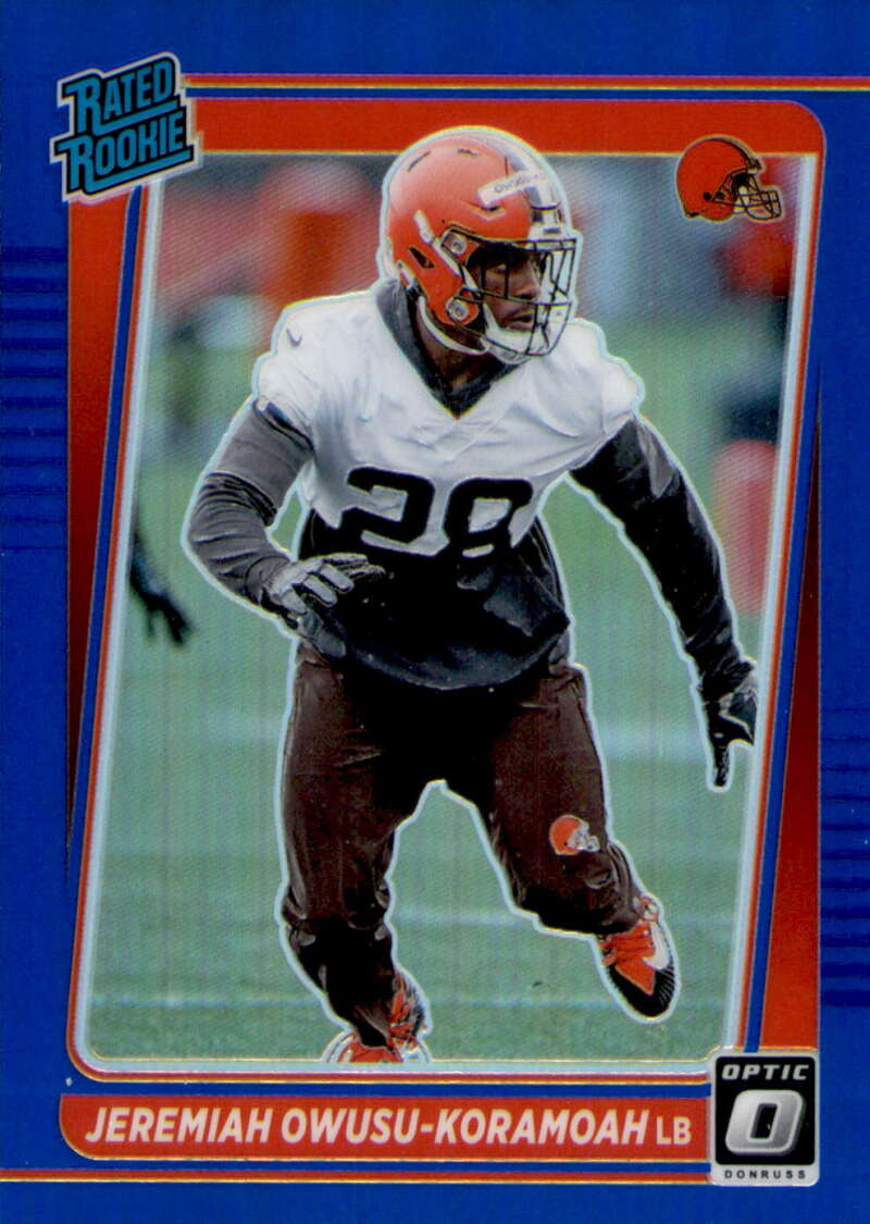 2021 Donruss Optic #296 Jermar Jefferson Bronze Prizm Rated Rookie Card RC