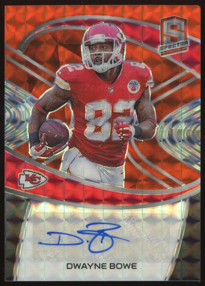 2021 Panini Spectra Signatures Neon Orange