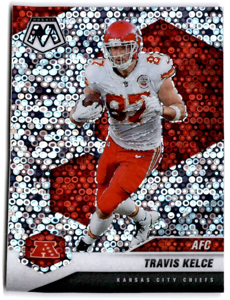 2021 Panini Mosaic T.J. Hockenson Camo Red Detroit Lions #74