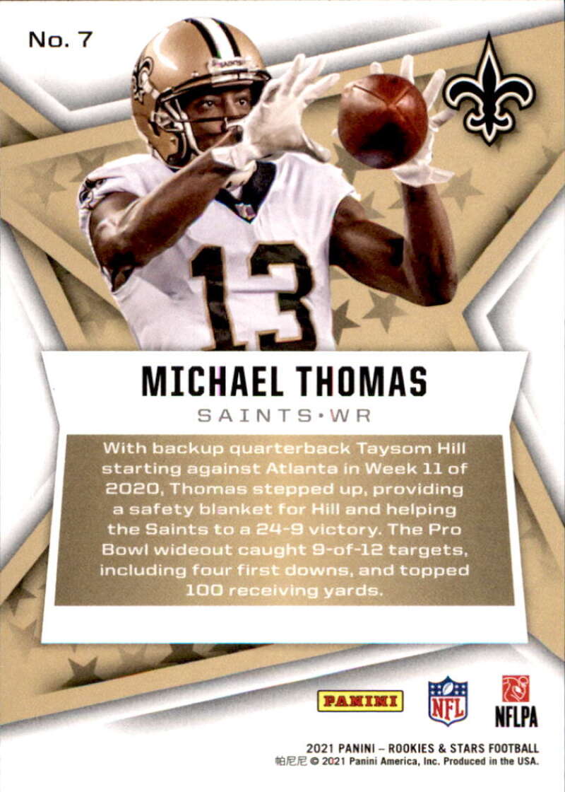 Michael Thomas 13 New Orleans Saints football player poster gift