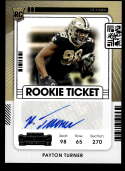 Mekhi Sargent 2021 Contenders Rookie Ticket Autograph #235 Rookie Card RC  Auto