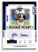 Levi Onwuzurike Autographed 2021 Panini Contenders Draft Pick Rookie Card  #229