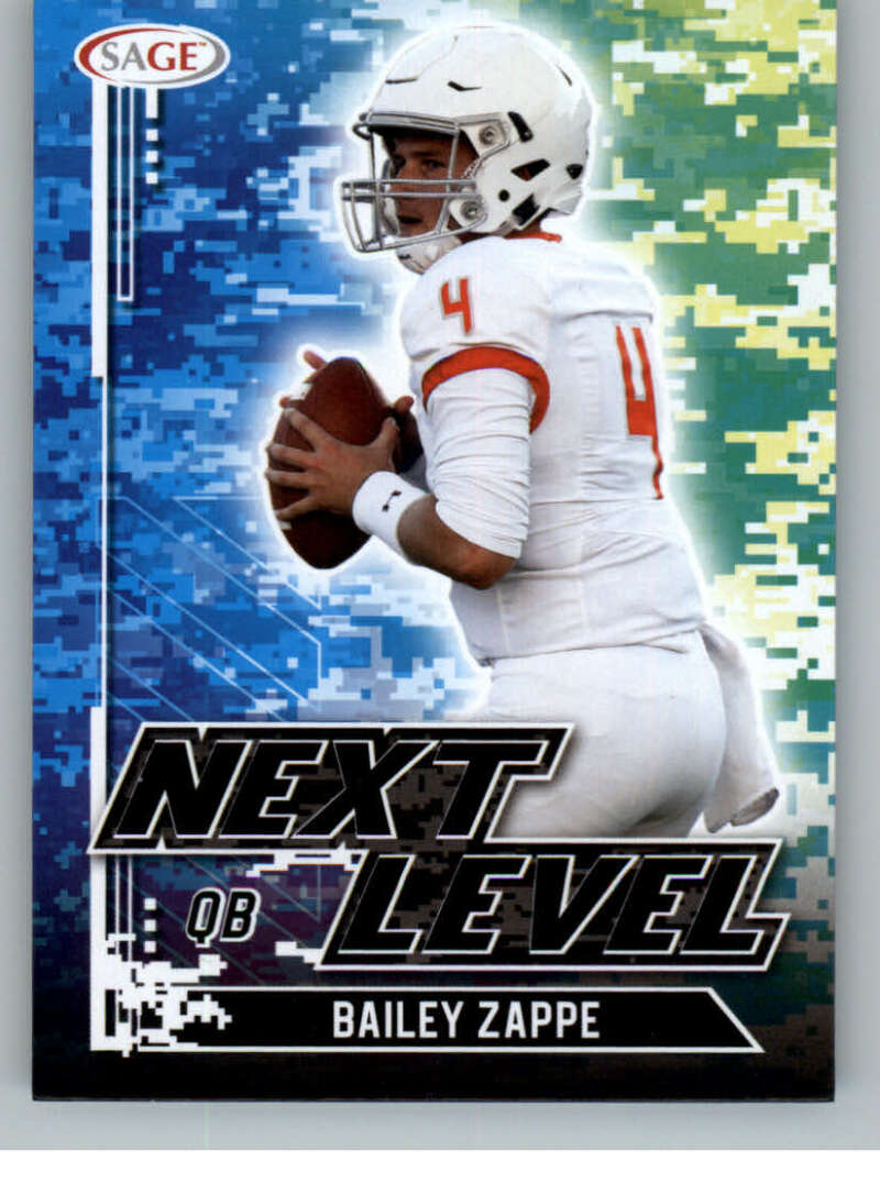 2022 Sage High Series 76 Bailey Zappe Next Level Western Kentucky RC