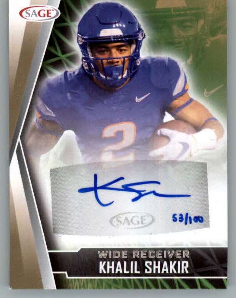 2022 Sage High Series Autographs Gold