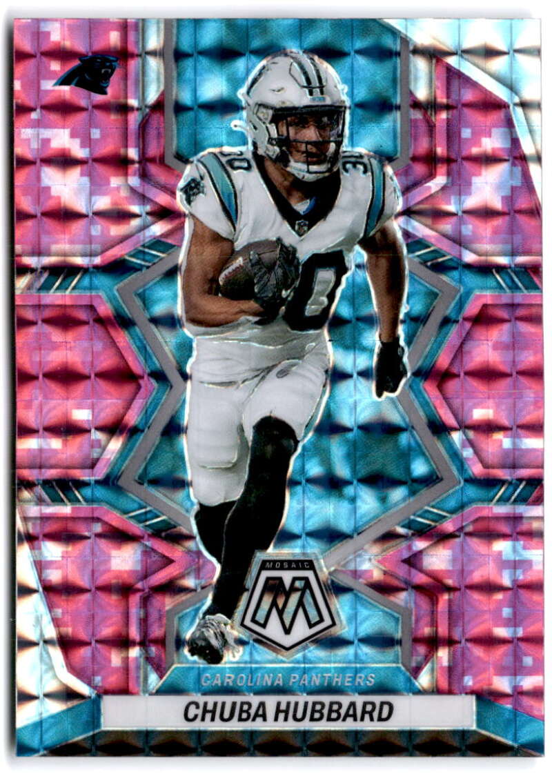 2022 Panini Mosaic Robby Anderson Pink Camo Prizm #30 Carolina Panthers