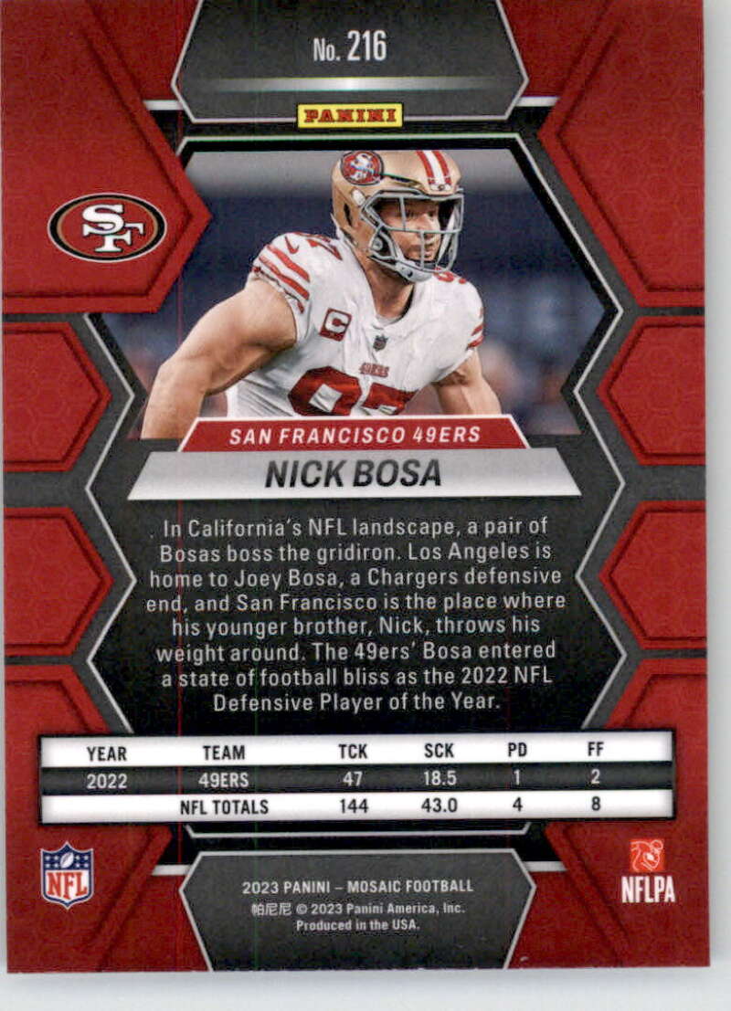 2023 Panini Mosaic NFL Football Base Singles #201-380 (Pick Your Cards)