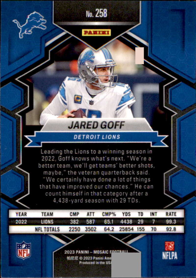 2023 Panini Mosaic NFL Football Base Singles #201-380 (Pick Your Cards)