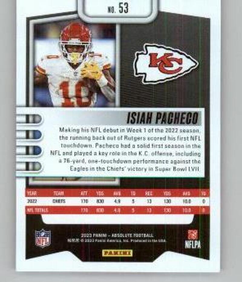 2023 Playoff Absolute Football cards 1-200 You pick the player! RC/Rookies