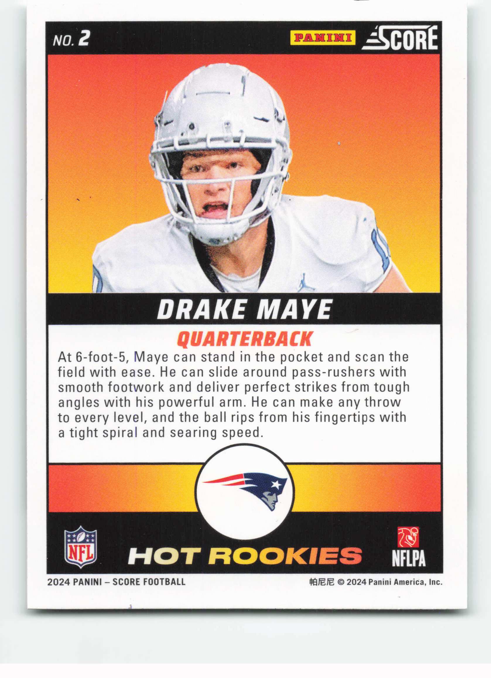 2024 Panini Score NFL Football INSERT Card Pick From List/Complete Your Set 35-M