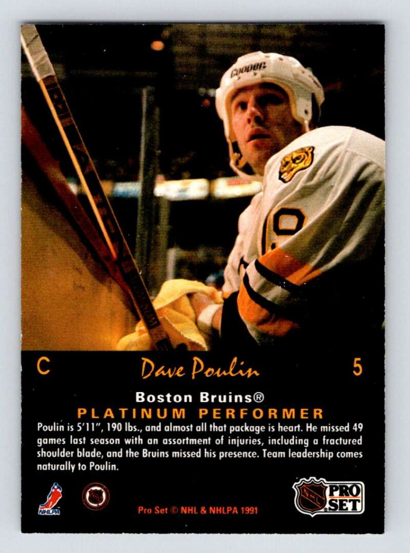 91-92 Pro Set PLATINUM Card # 145 BOSTON BRUINS TEAM LOGO
