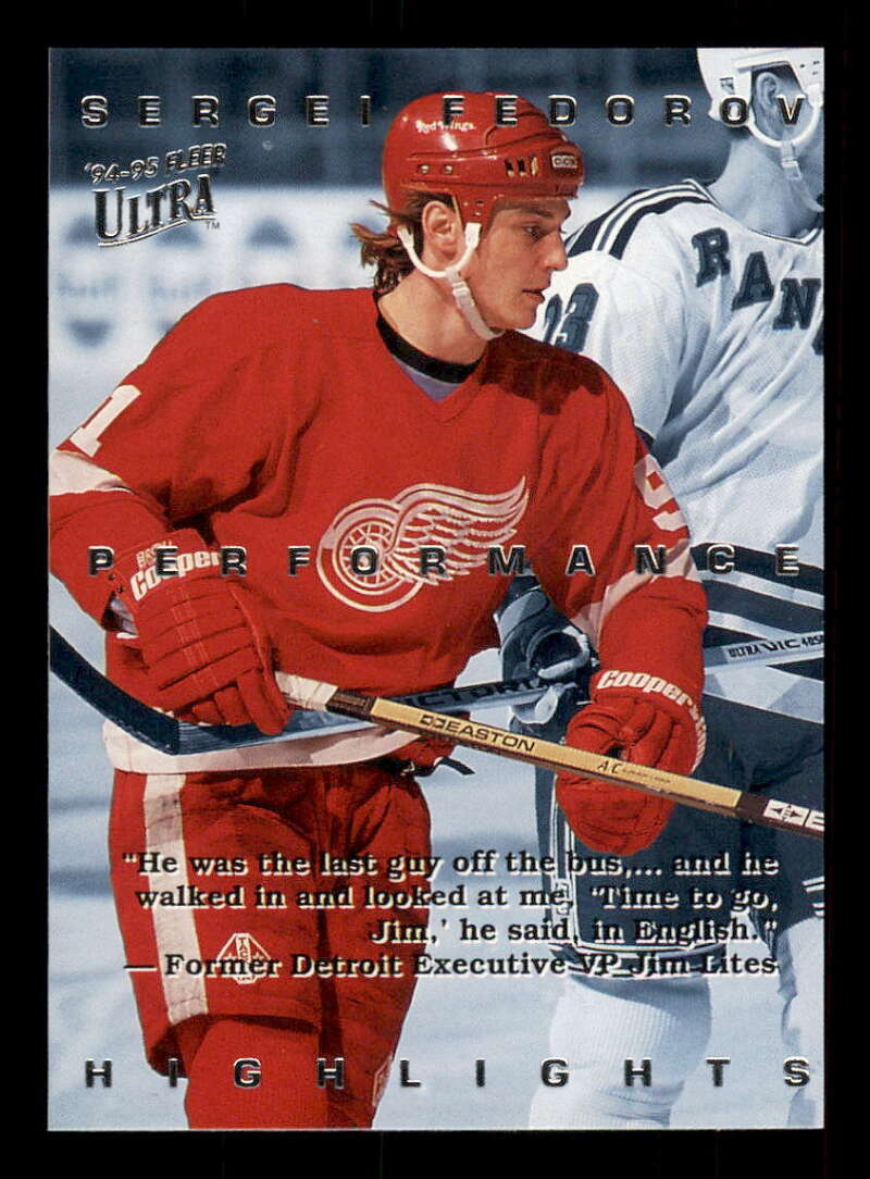 1994-95 Fleer Ultra Sergei Fedorov