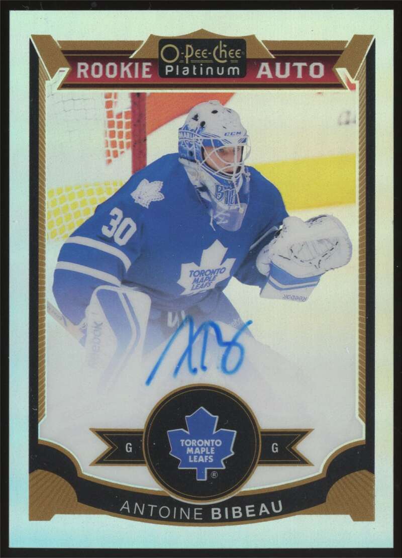 2015-16 O-Pee-Chee Platinum Rookie Autographs Rainbow