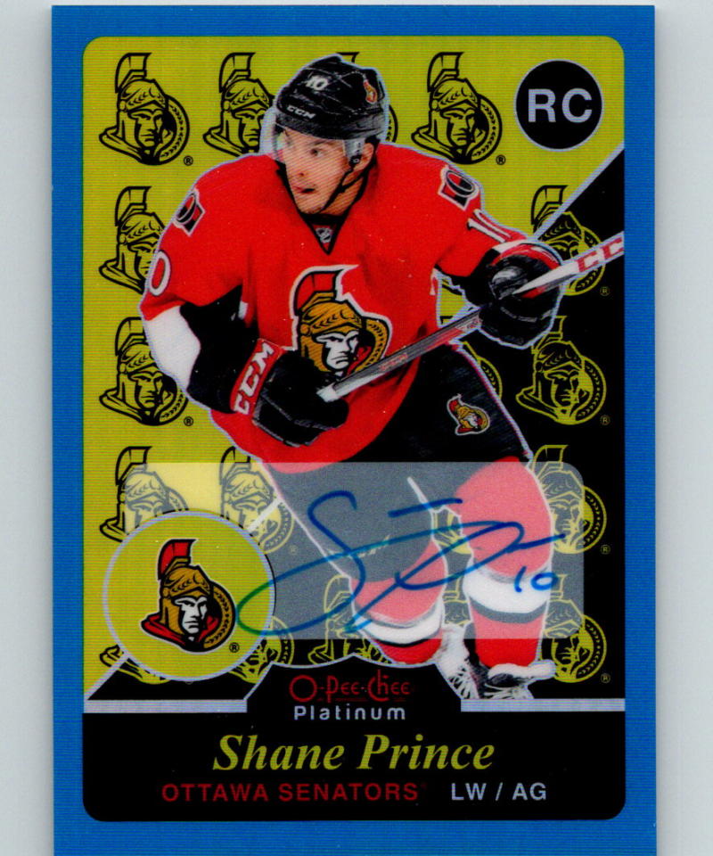 2015-16 O-Pee-Chee Platinum Retro Rainbow Blue Autograph Rookies