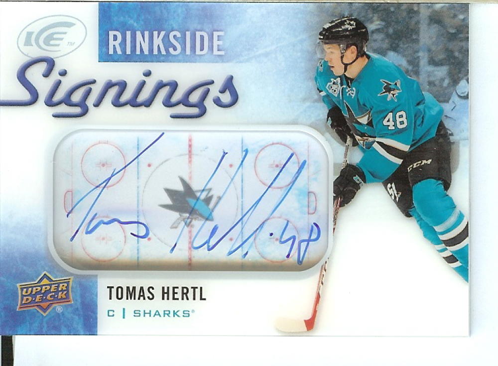 2015-16 Upper Deck Ice Rinkside Signings