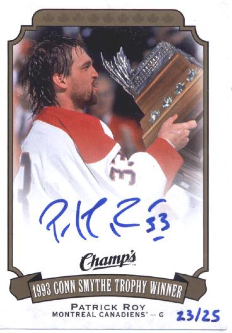 2015-16 Upper Deck Champs Conn Smythe Trophies Autographs