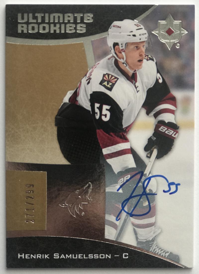 2015-16 Upper Deck Ultimate Collection Autographed Ultimate Rookies