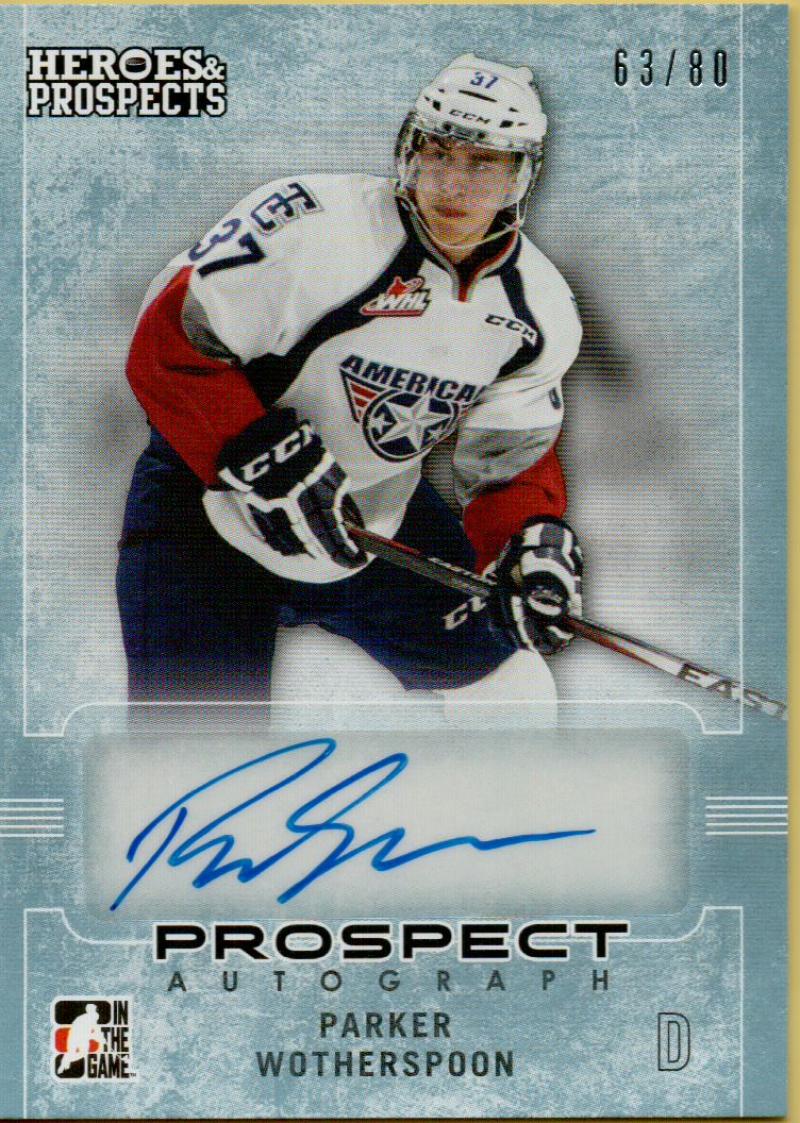 2015-16 Leaf Signature Series Signature Prospects Blue