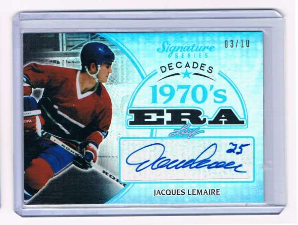 2015-16 Leaf Signature Series Signature Decades Blue