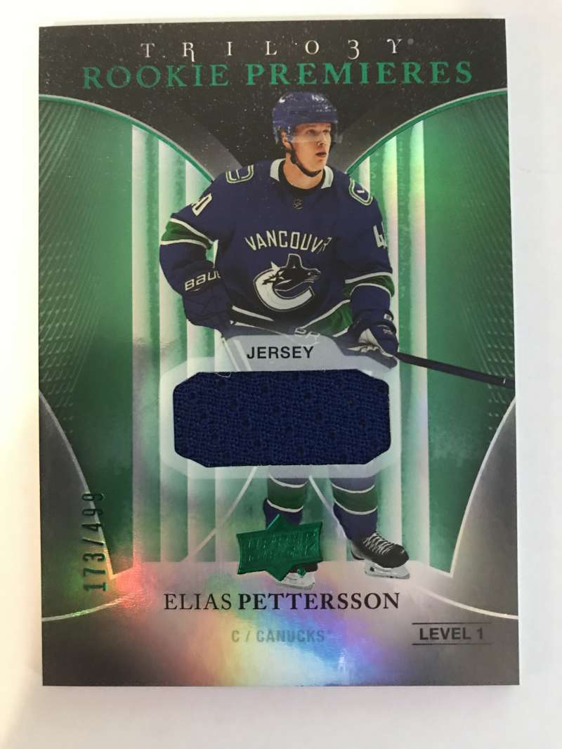 2018-19 Upper Deck Trilogy Anthony Cirelli Rookie Premieres Jersey