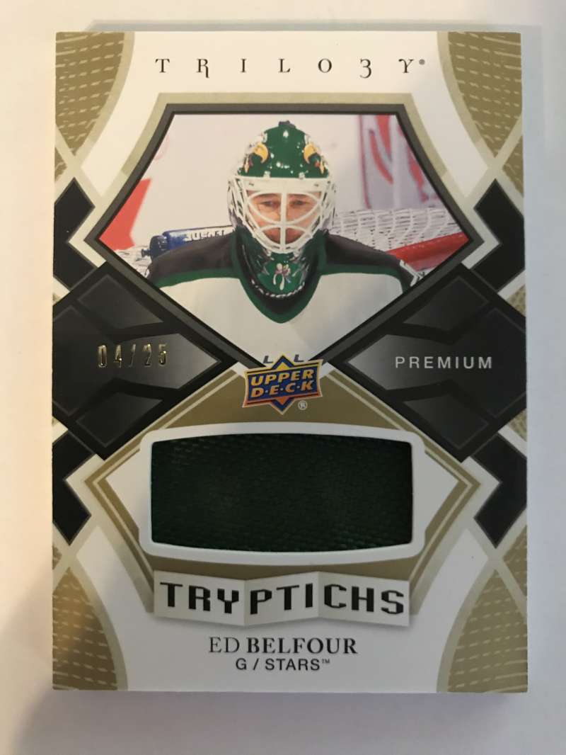 2018-19 Upper Deck Trilogy Tryptichs Relics