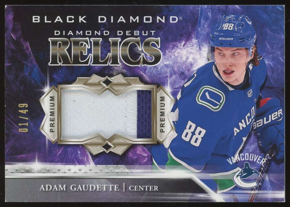 2018-19 Upper Deck Black Diamond Debut Relics Patches