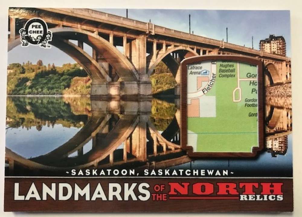 2018-19 O-Pee-Chee Coast to Coast Canadian Tire Landmarks of the North Map Relics