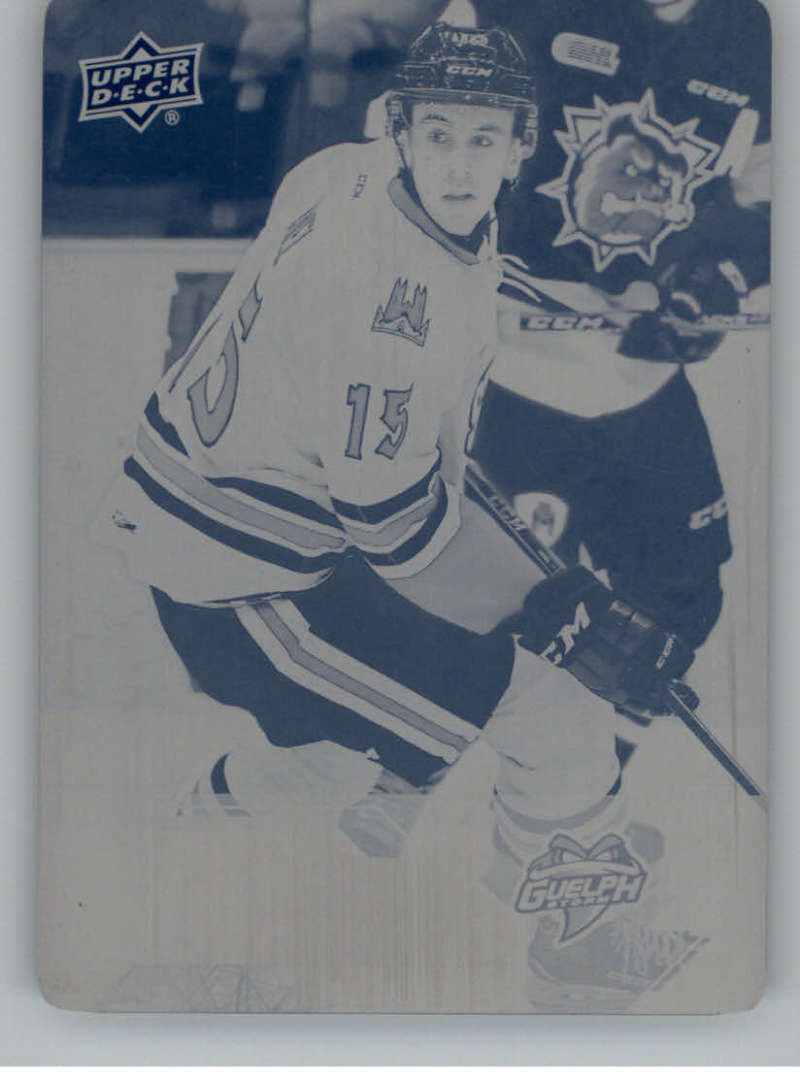 2018-19 Upper Deck CHL Printing Plates Cyan